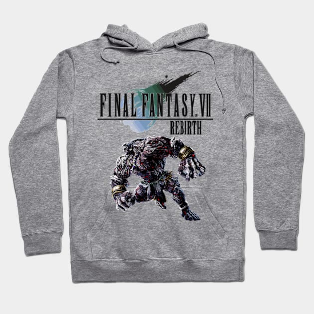 Final Fantasy VII Rebirth Titan Hoodie by peculiarbutcute